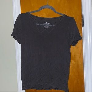T-Shirt with V Neck